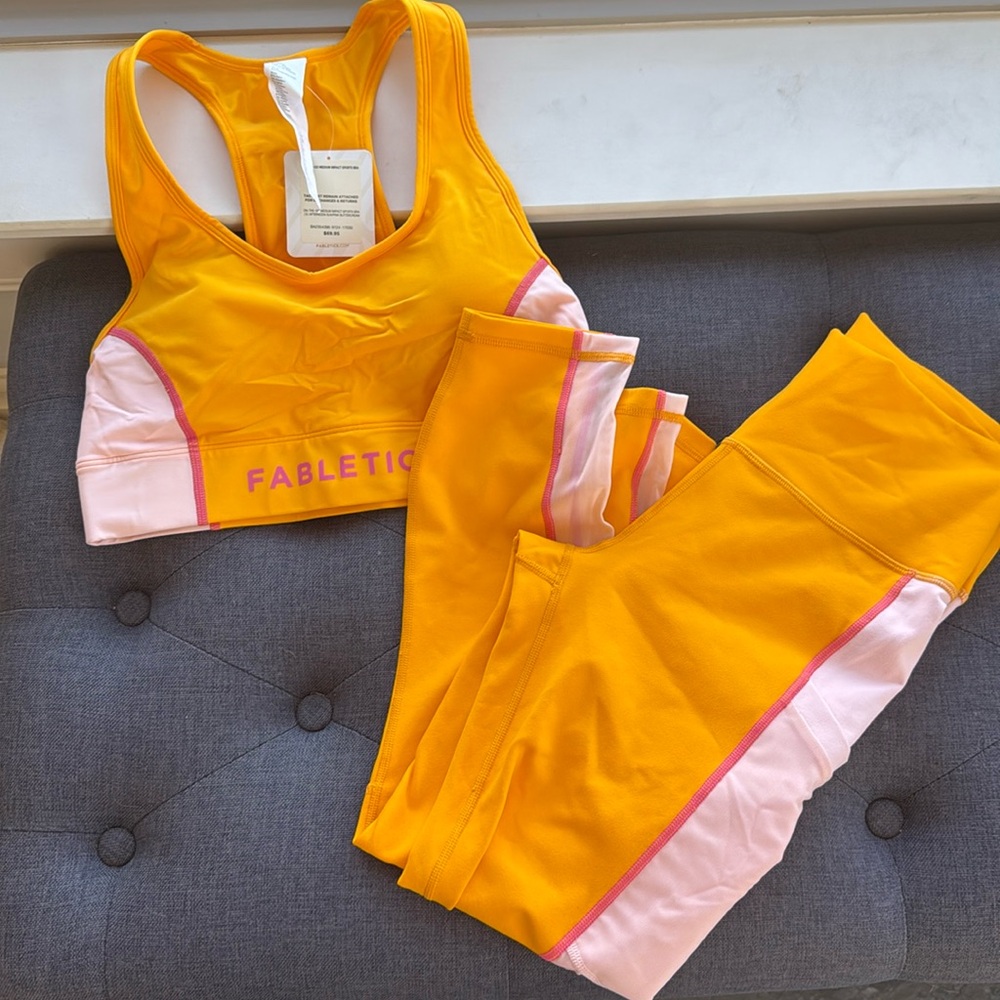 Fabletics power hold matching set